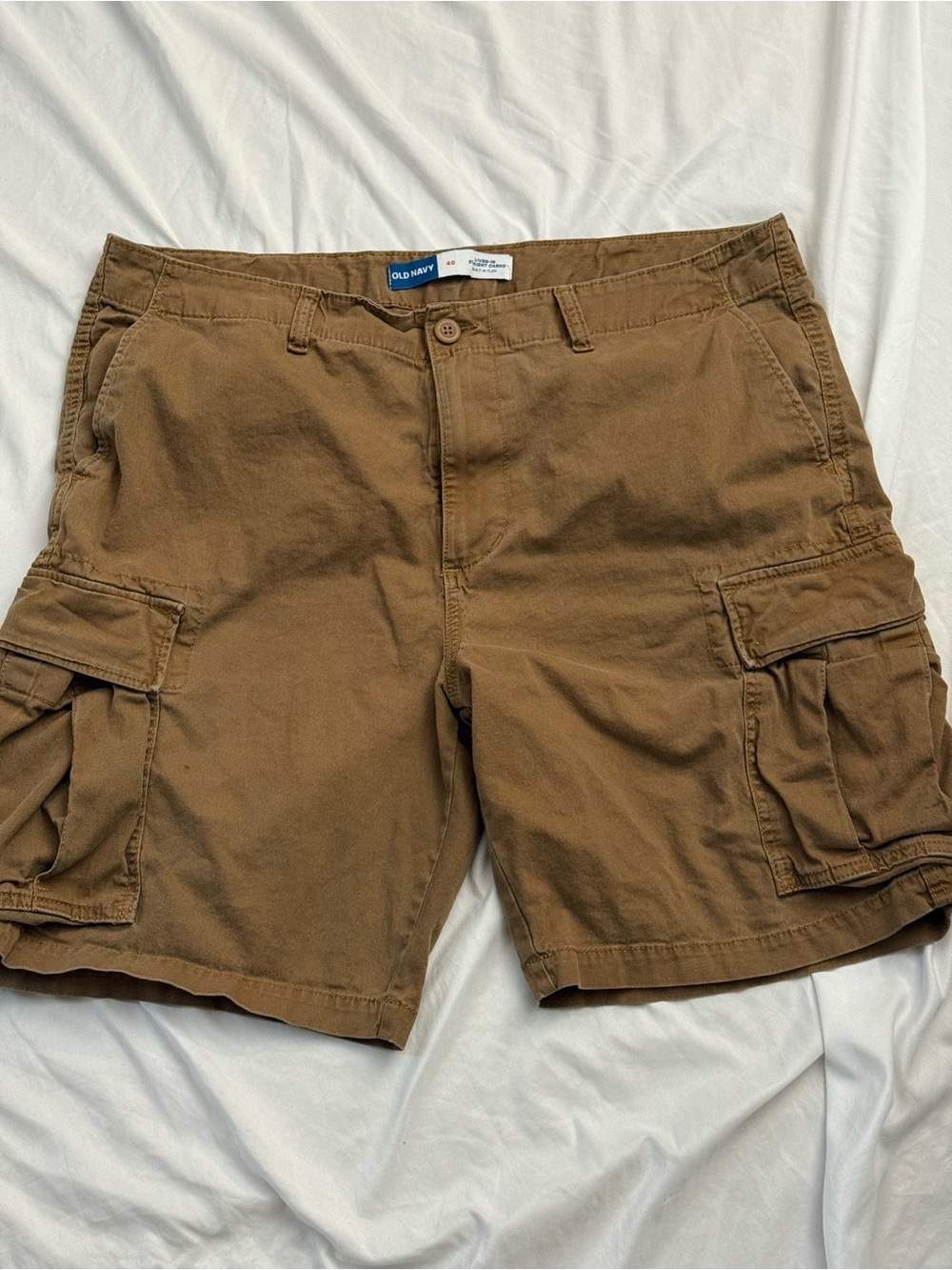 Old Navy Men's Brown Cargo Shorts - Chestnut Utility Style